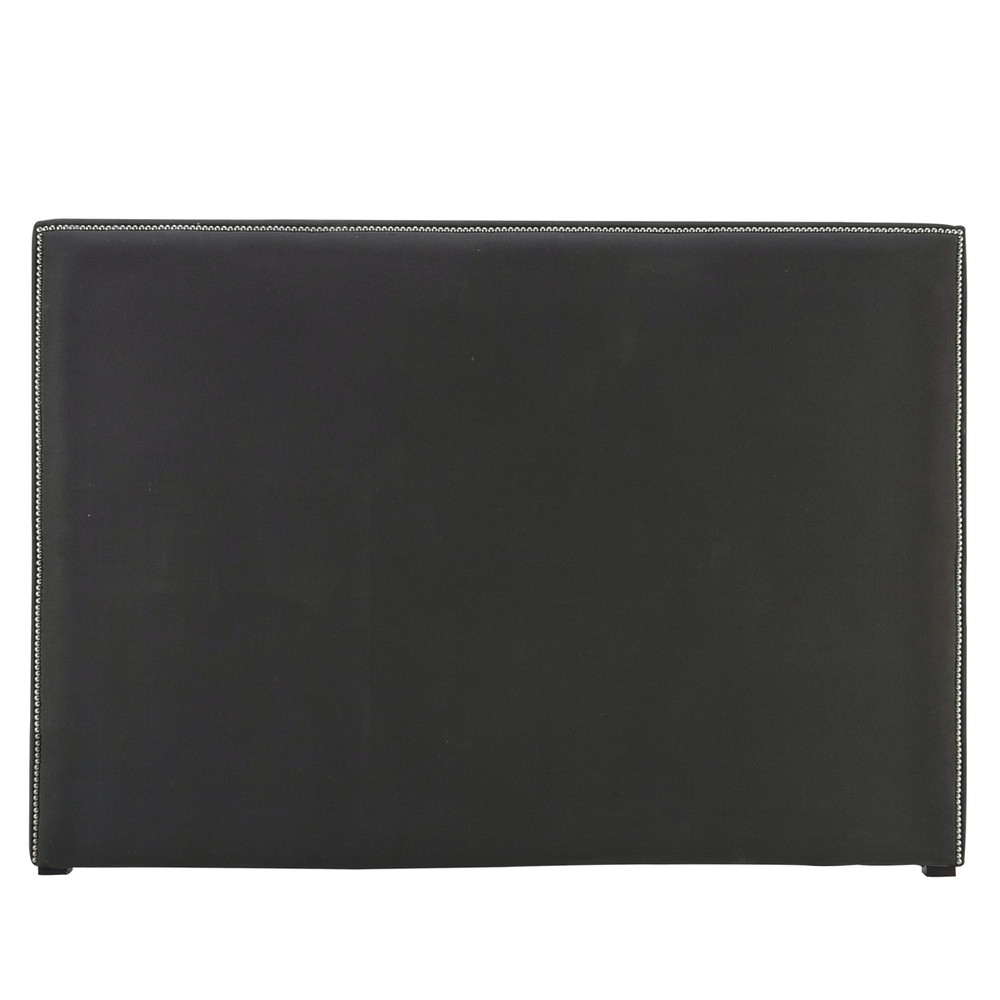 Tête de lit 160 lin gris anthracite Maxence Maisons du Monde Tête de lit 160 lin gris anthracite Maxence Maisons du Monde