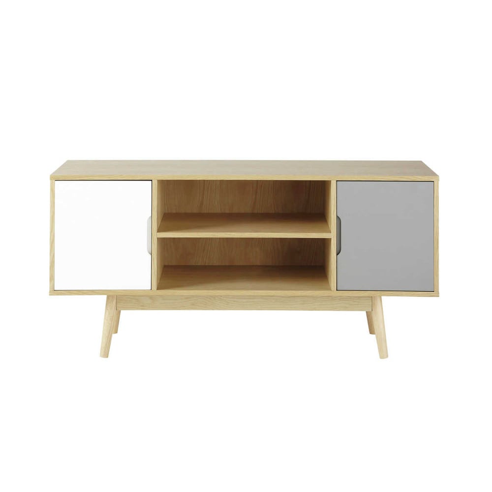 TV-Lowboard im Vintage-Stil aus Holz, B 120 cm Fjord ...