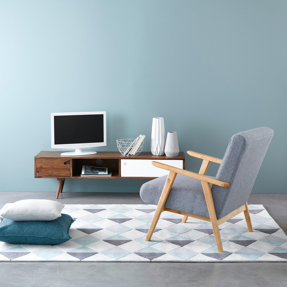 TV-Lowboard im Vintage-Stil aus Sheeshamholz, B140 Andersen | Maisons