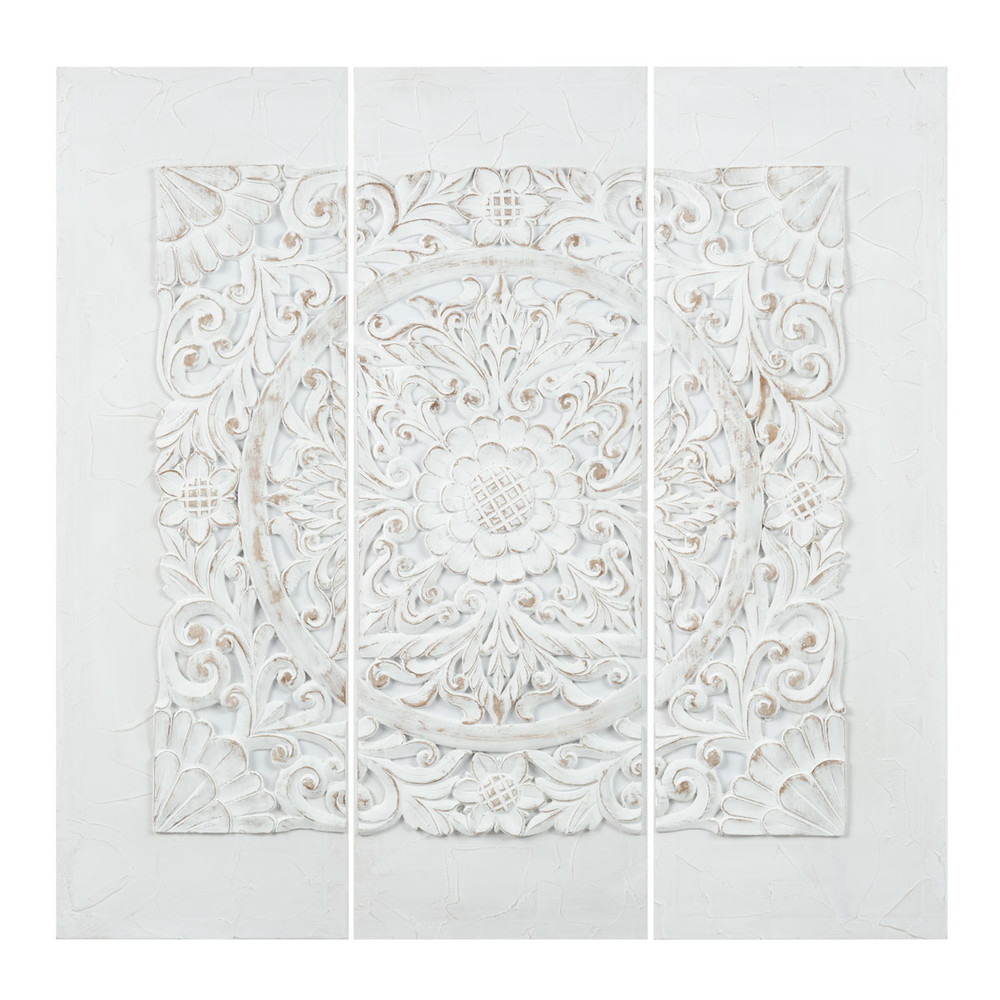 UDAIPUR polyresin triptych in white 90 x 90cm Maisons du Monde -> Maison Du Monde Table Basse Udaipur UDAIPUR polyresin triptych in white 90 x 90cm Maisons du Monde -> Maison Du Monde Table Basse Udaipur