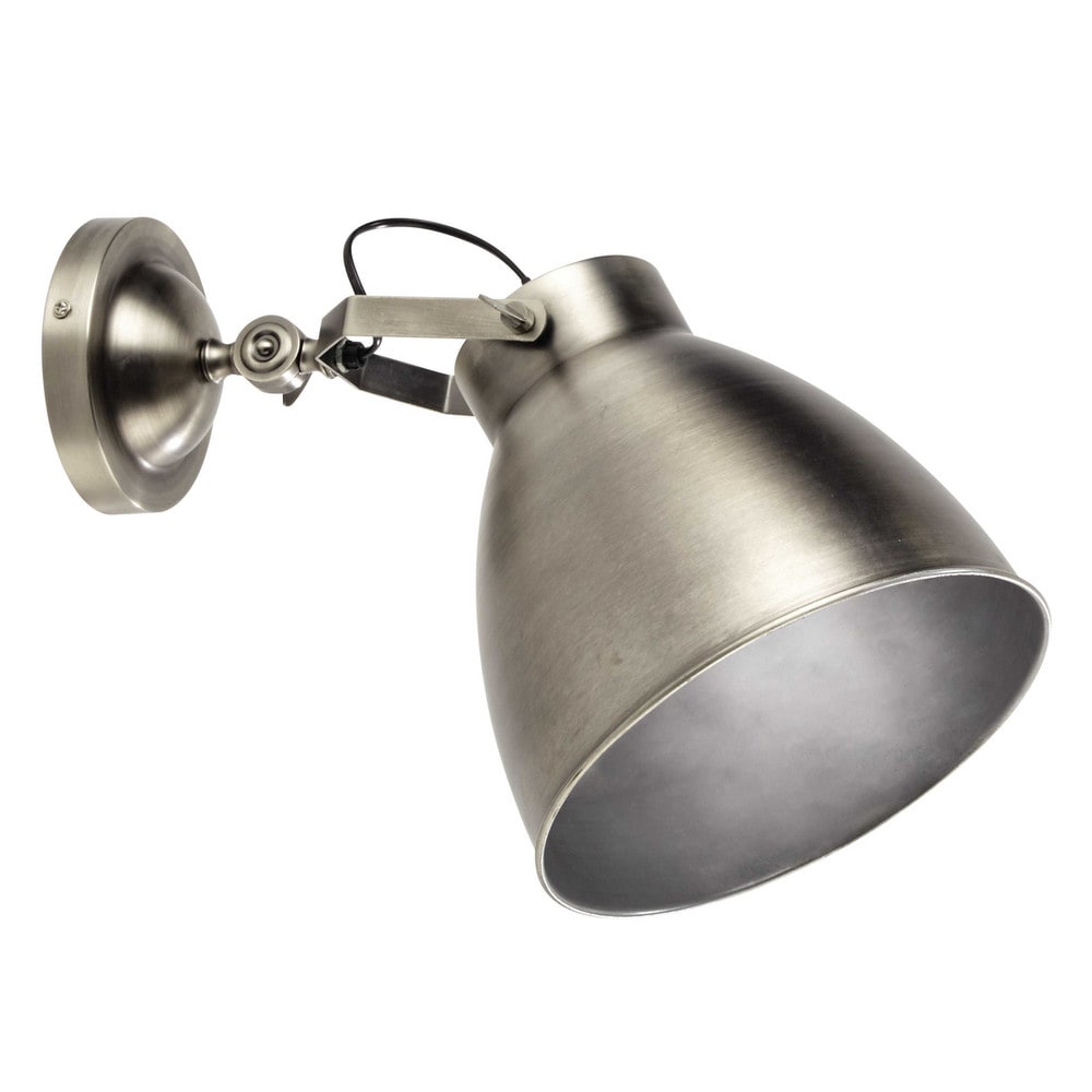 USINE brushed metal wall light H 47cm Maisons du Monde