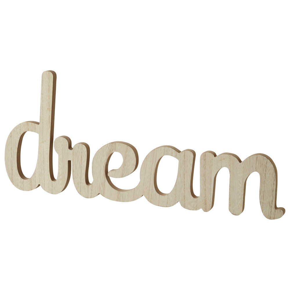 Wanddeko aus Holz L 65 cm DREAM | Maisons du Monde
