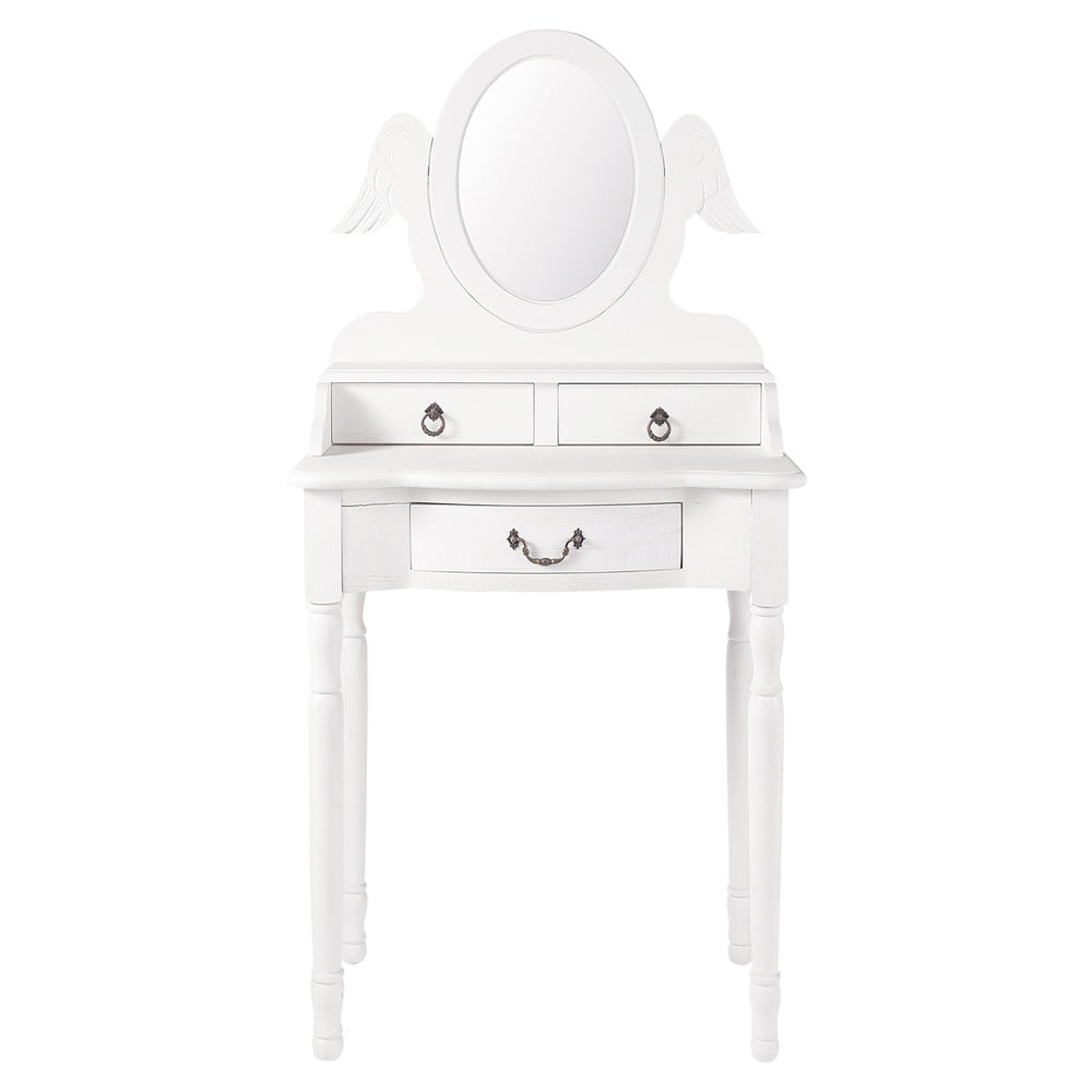 Wooden child's dressing table in white W 61cm Ange Maisons du Monde