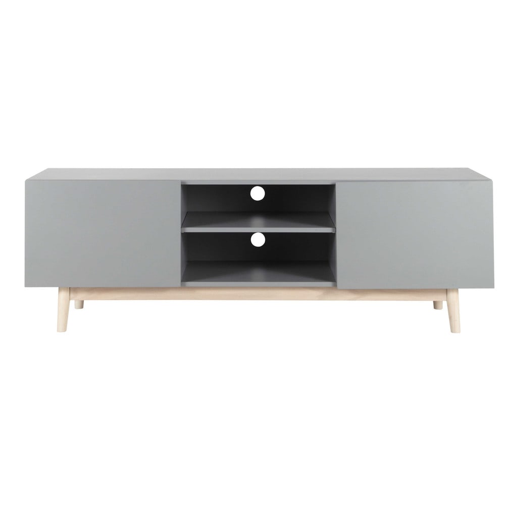 , Cabinets and Units › Wooden vintage TV unit in grey W 150cm ARTIC , Cabinets and Units › Wooden vintage TV unit in grey W 150cm ARTIC