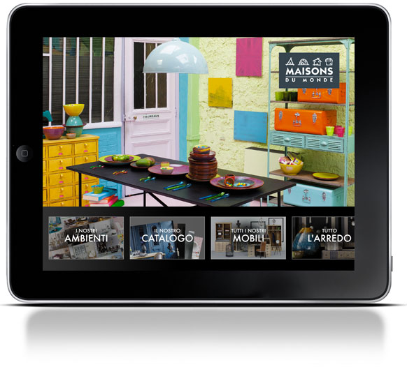 Applicazione Ipad Maisons du Monde