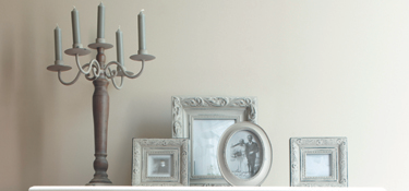 Aristine white frame