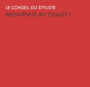 Idée déco du mois Bienvenue au chalet !