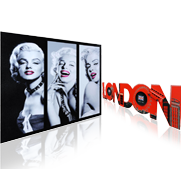 Canvas prints and paintings