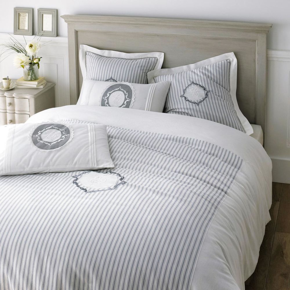 Parure De Lit Maison Du Monde #5: Parure Housse De Couette 240x220 + 4 Taies Du0027oreiller ELEGANTE | Maisons Du Monde Parure De Lit Maison Du Monde #5: Parure Housse De Couette 240x220 + 4 Taies Du0027oreiller ELEGANTE | Maisons Du Monde