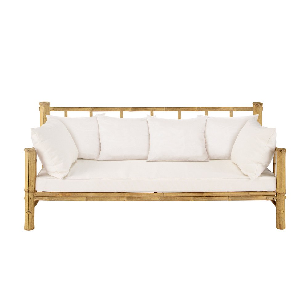 Garden Furniture Bamboo 3 seater bamboo garden bench seat robinson | maisons du monde Garden Furniture Bamboo 3 seater bamboo garden bench seat robinson | maisons du monde