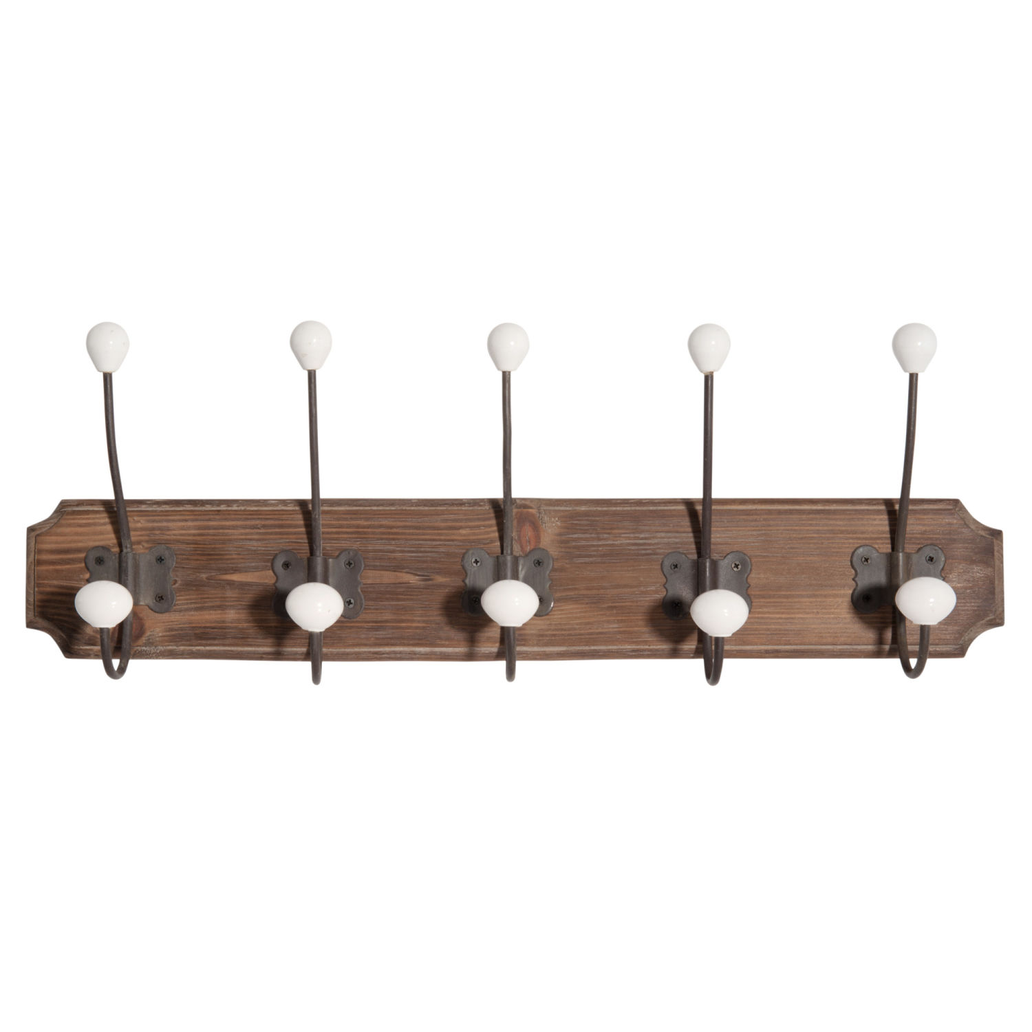5 Kleiderhaken Aus Holz Marronnier Maisons Du Monde