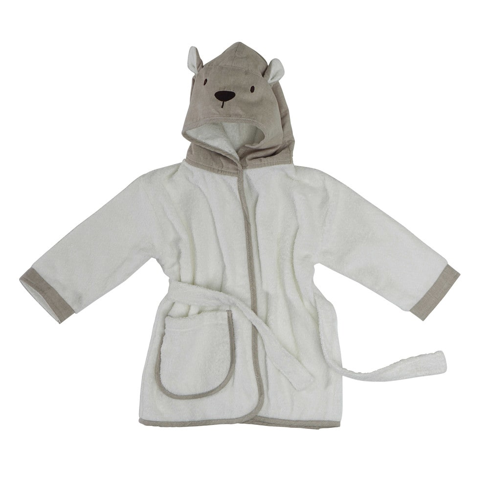 Set Accappatoio Neonato CangooCare 2 Pezzi - Cotone Eco, Con Cappuccio E Guanto, 100x100 Cm - Foto 7