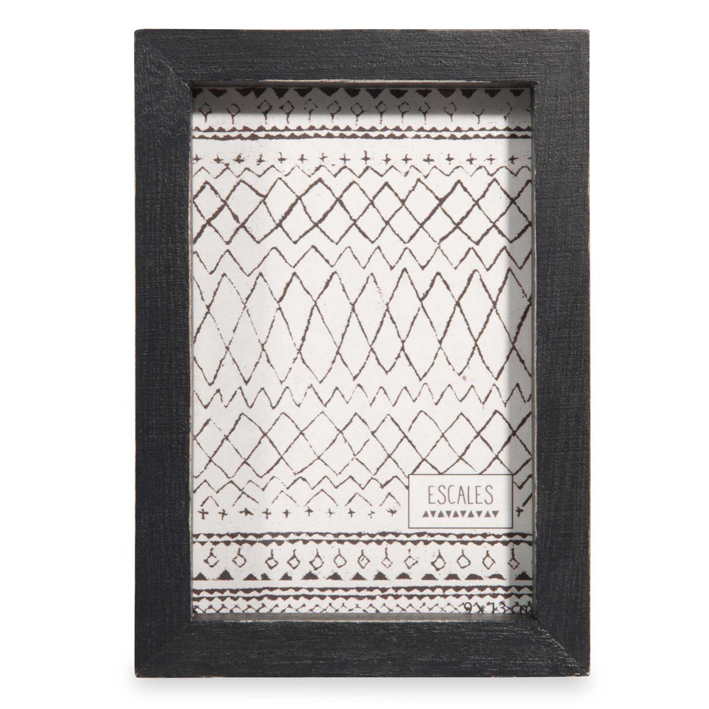 ALBIN black faux wood photo frame 10 x 15 cm Maisons du Monde