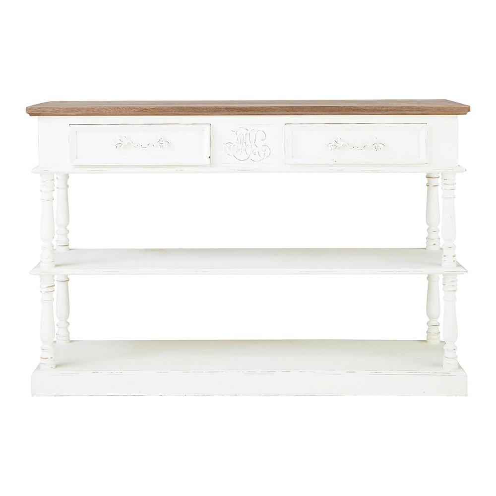 Aparador estantería de mango blanco An 130 cm Montpensier Maisons du Monde Aparador Maison Du Monde Segunda Mano ~ Aparador estantería de mango blanco An 130 cm Montpensier Maisons du Monde