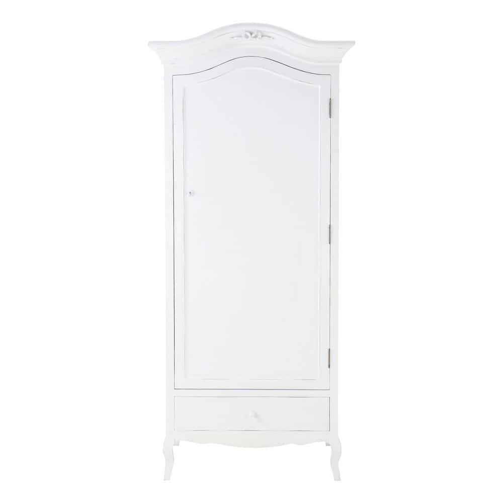 Armoire en bois blanche L 90 cm Charlotte Maisons du Monde