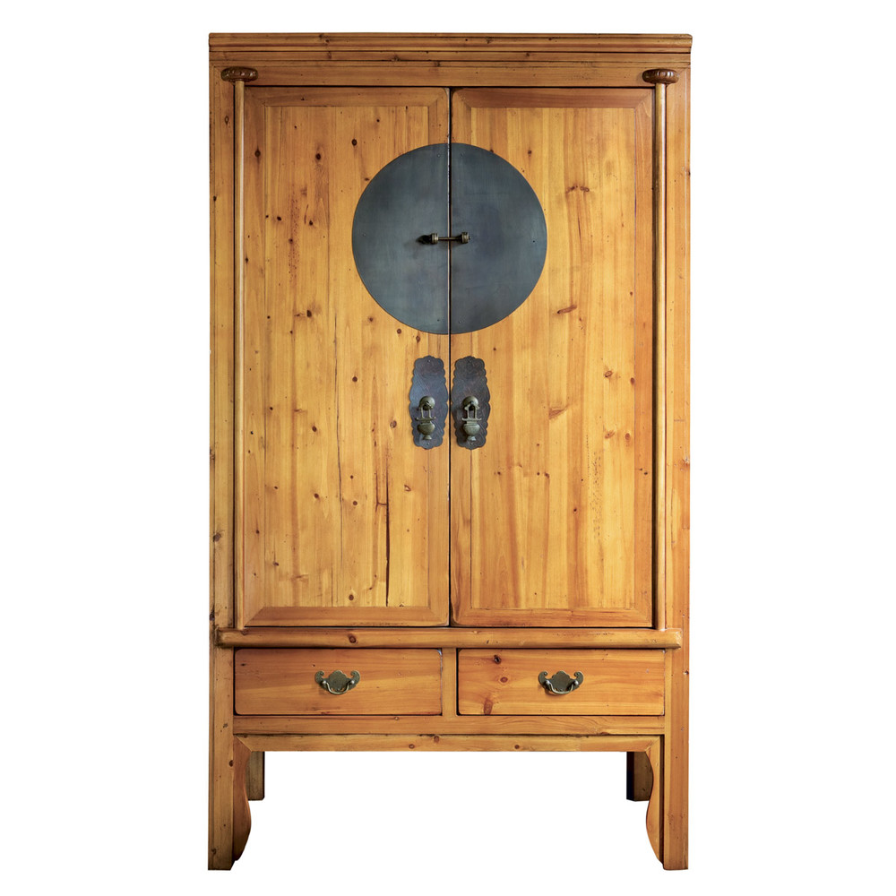 Armoire en orme recyclé L 104 cm Beijing Maisons du Monde