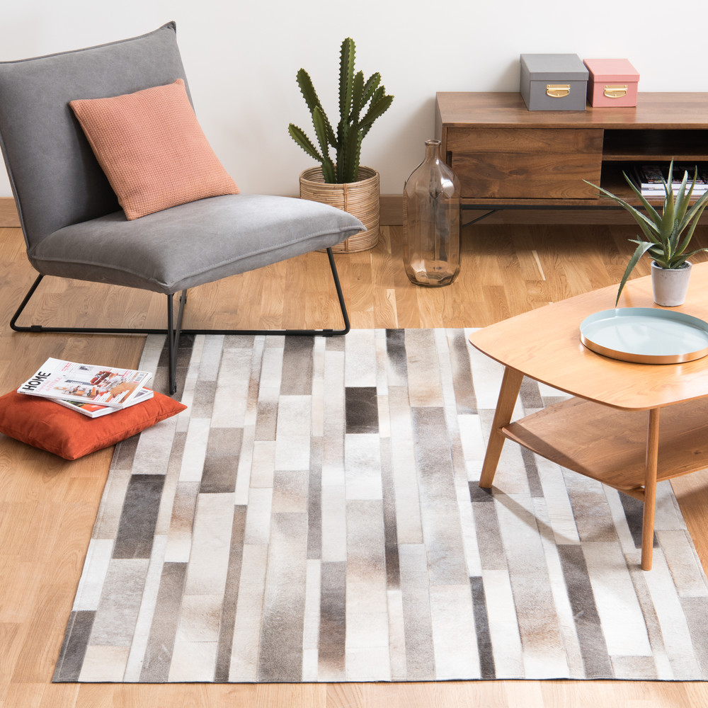 ARTY leather rug 140x200 Maisons du Monde