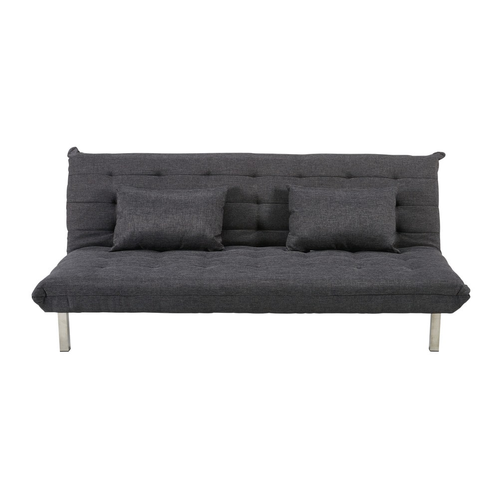 Banquette Convertible 2 Places banquette convertible 2 places en tissu gris chin 233 max Banquette Convertible 2 Places banquette convertible 2 places en tissu gris chin 233 max