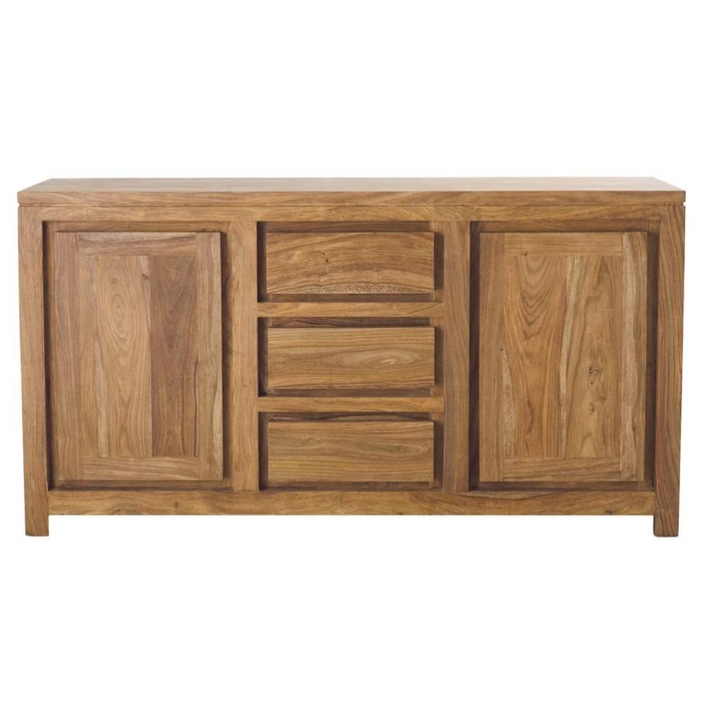 buffet en bois de sheesham massif l 160 cm stockholm 1000 3 33 110282_1