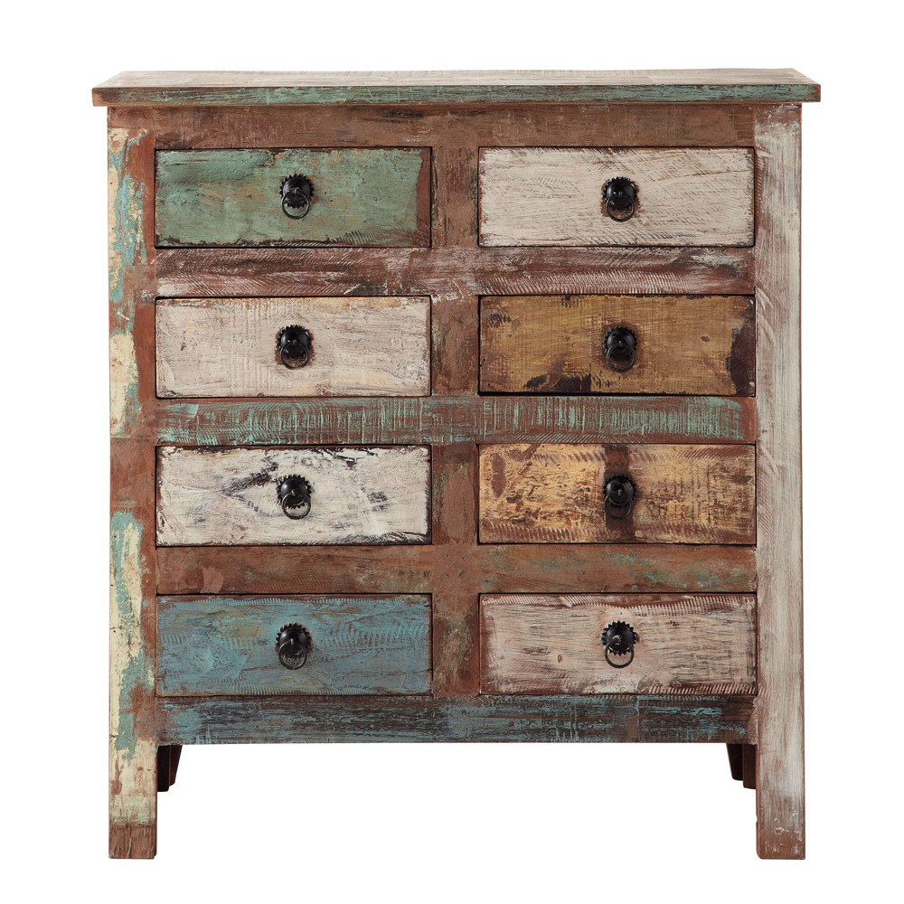 Cajonera de madera reciclada An. 80 cm Calanque Maisons du Monde