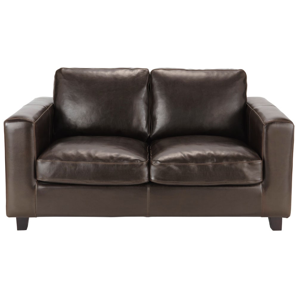 Canape Croute Cuir canap 233 2 places en cro 251 te de cuir marron kennedy maisons Canape Croute Cuir canap 233 2 places en cro 251 te de cuir marron kennedy maisons