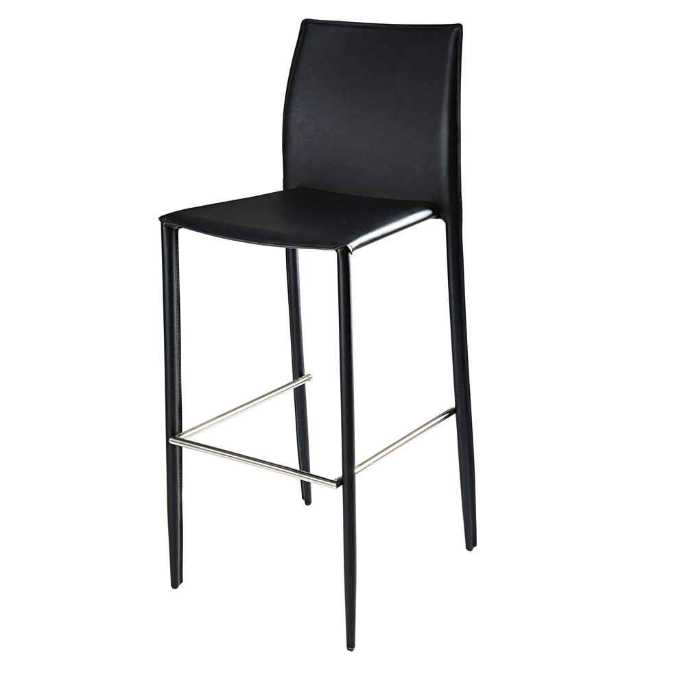 chaise de bar noir chaise de bar en synderme noir klint maisons du monde chaise de bar noir chaise de bar en synderme noir klint maisons du monde