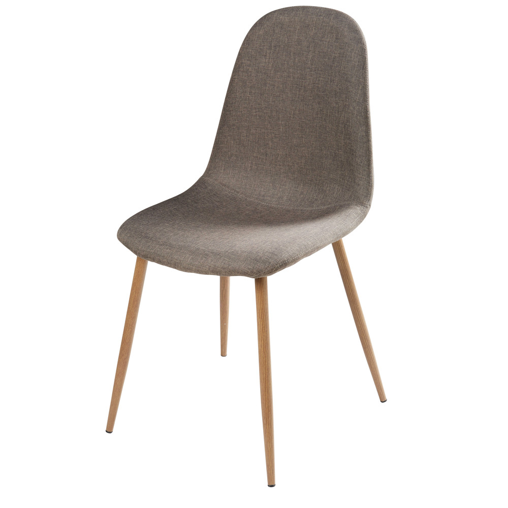 Chaise En Tissu Gris Clyde Maisons Du Monde Chaise En Tissu Gris Clyde Maisons Du Monde