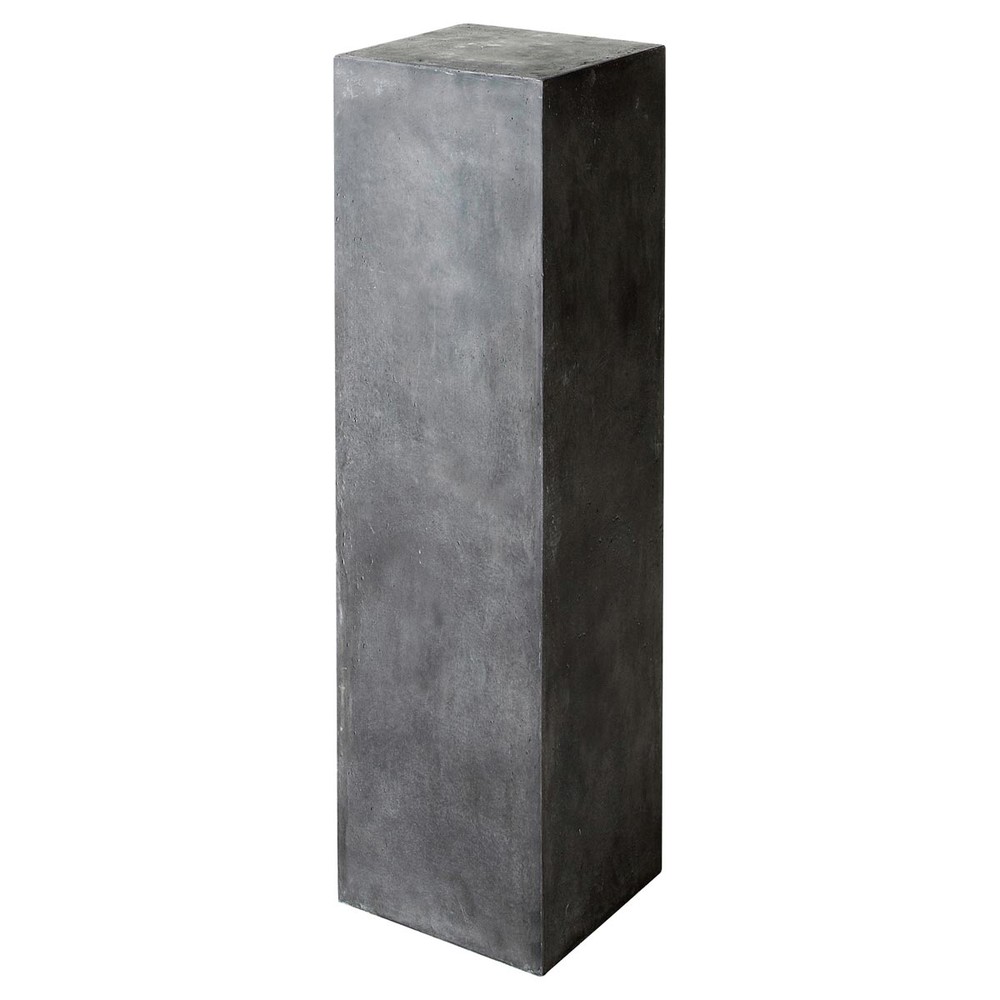 Charcoal grey pedestal Mineral Mineral Maisons du Monde