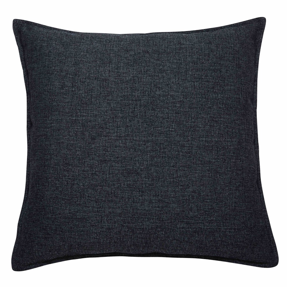 CHENILLE charcoal grey fabric cushion 60 x 60 cm Maisons du Monde