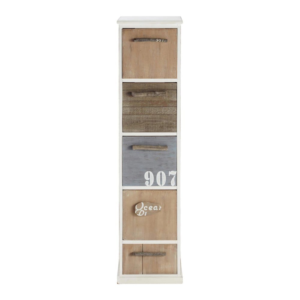 colonne de rangement colonne de rangement en bois blanche h 120 cm molene colonne de rangement colonne de rangement en bois blanche h 120 cm molene