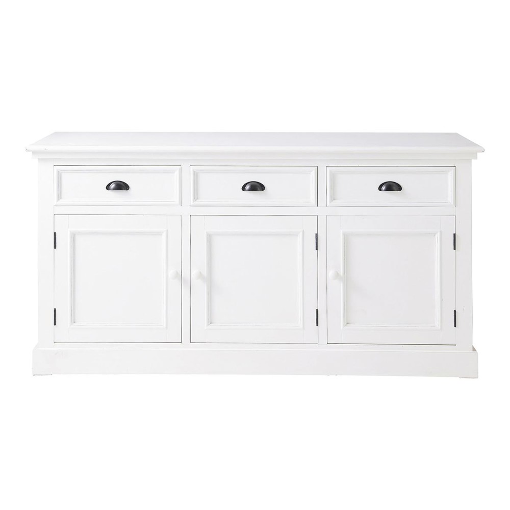 Credenza bianca in legno L 156 cm Newport Maisons du Monde