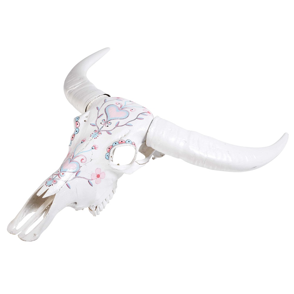 Déco murale tête de buffle à motifs 71x71cm SOLAL Maisons du Monde