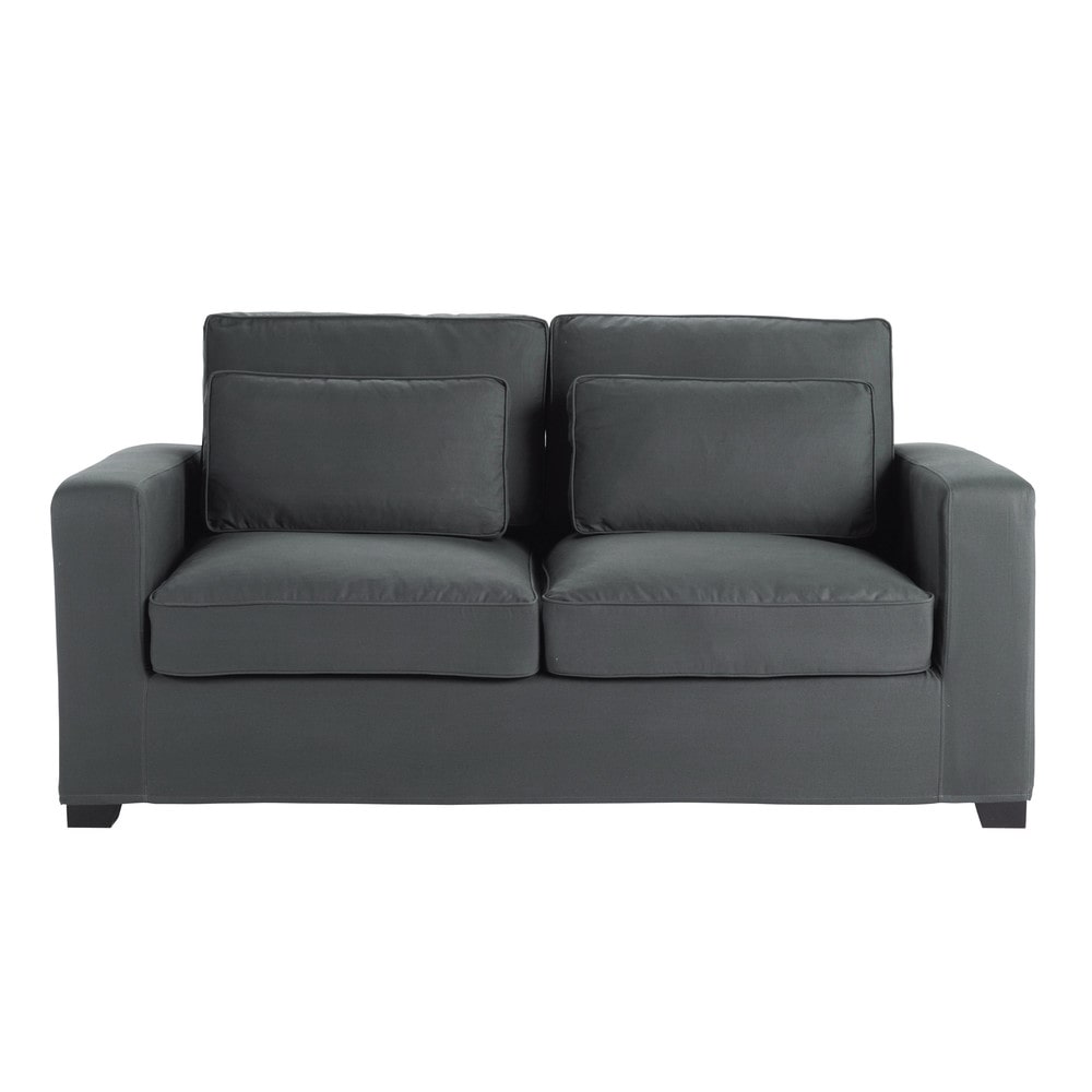 divano trasformabile grigio ardesia in cotone 3 posti, materasso 6 ... - Angolo Tessuto Divano Letto Milano divano trasformabile grigio ardesia in cotone 3 posti, materasso 6 ... - Angolo Tessuto Divano Letto Milano