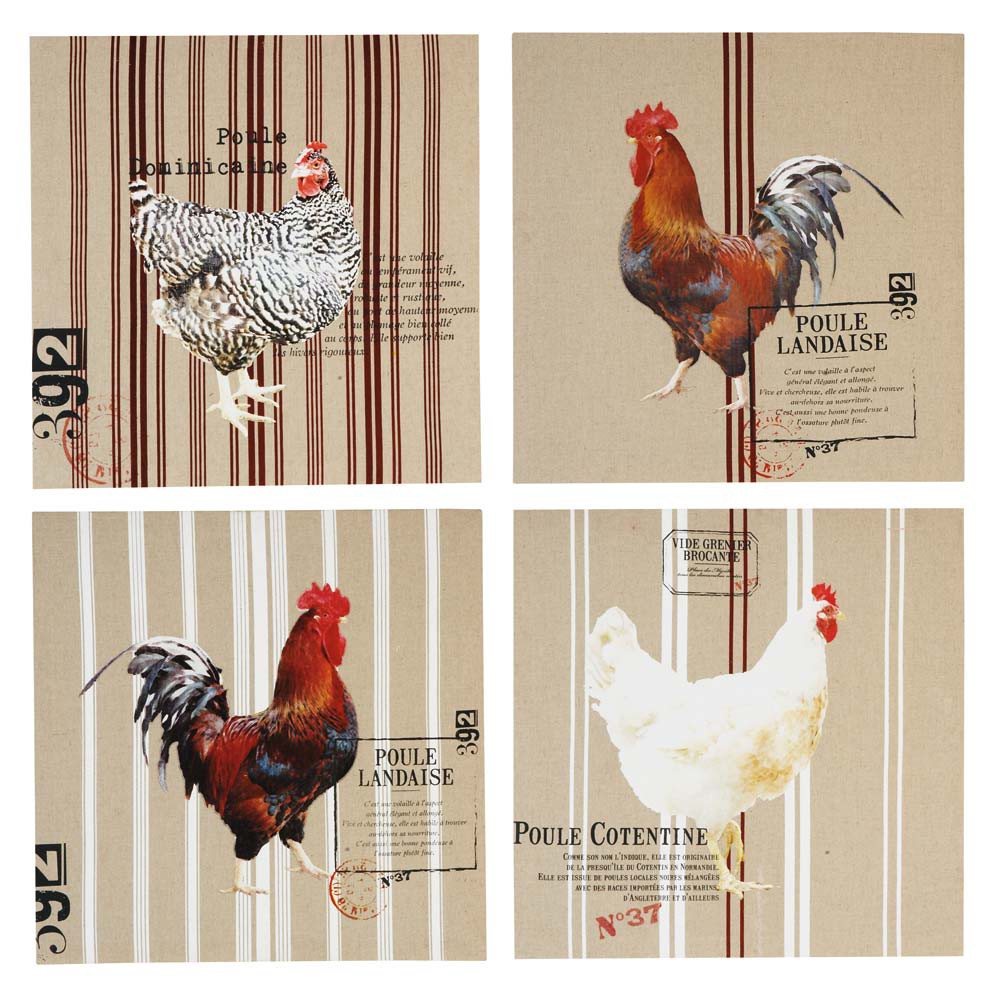 3 pcs/ensemble Artiste Toile Nature Morte Bambou De