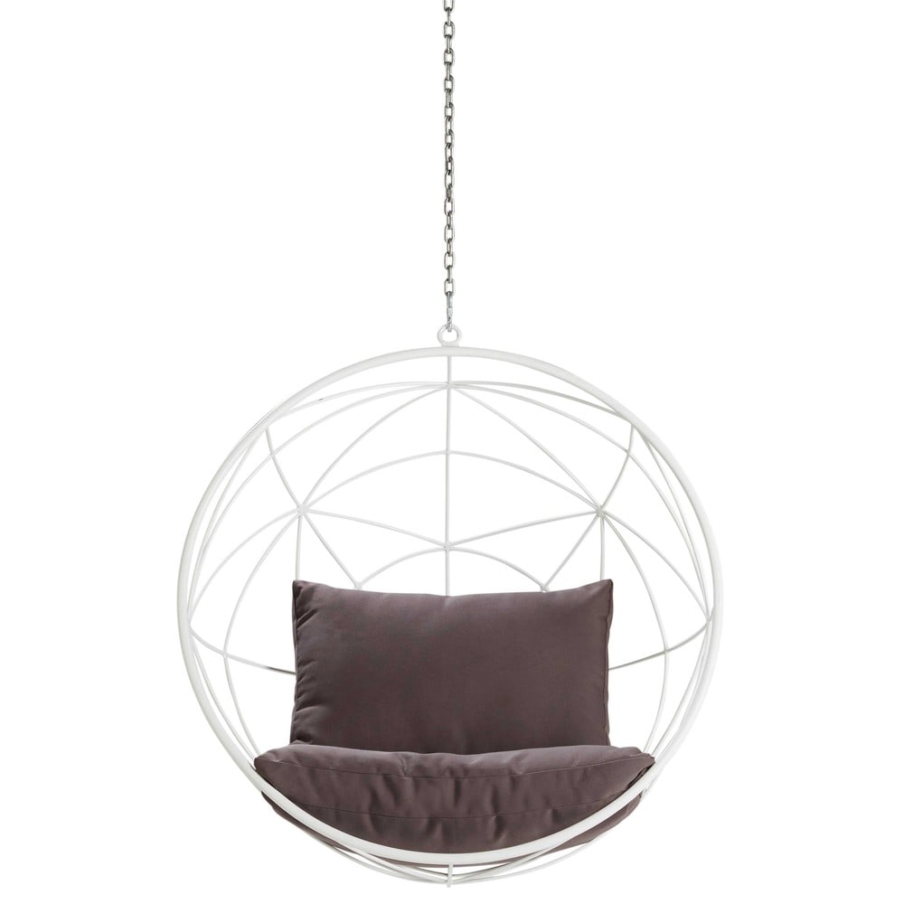 fauteuil suspendu maison du monde fauteuil de jardin suspendu en m 233 tal blanc et coussins fauteuil suspendu maison du monde fauteuil de jardin suspendu en m 233 tal blanc et coussins