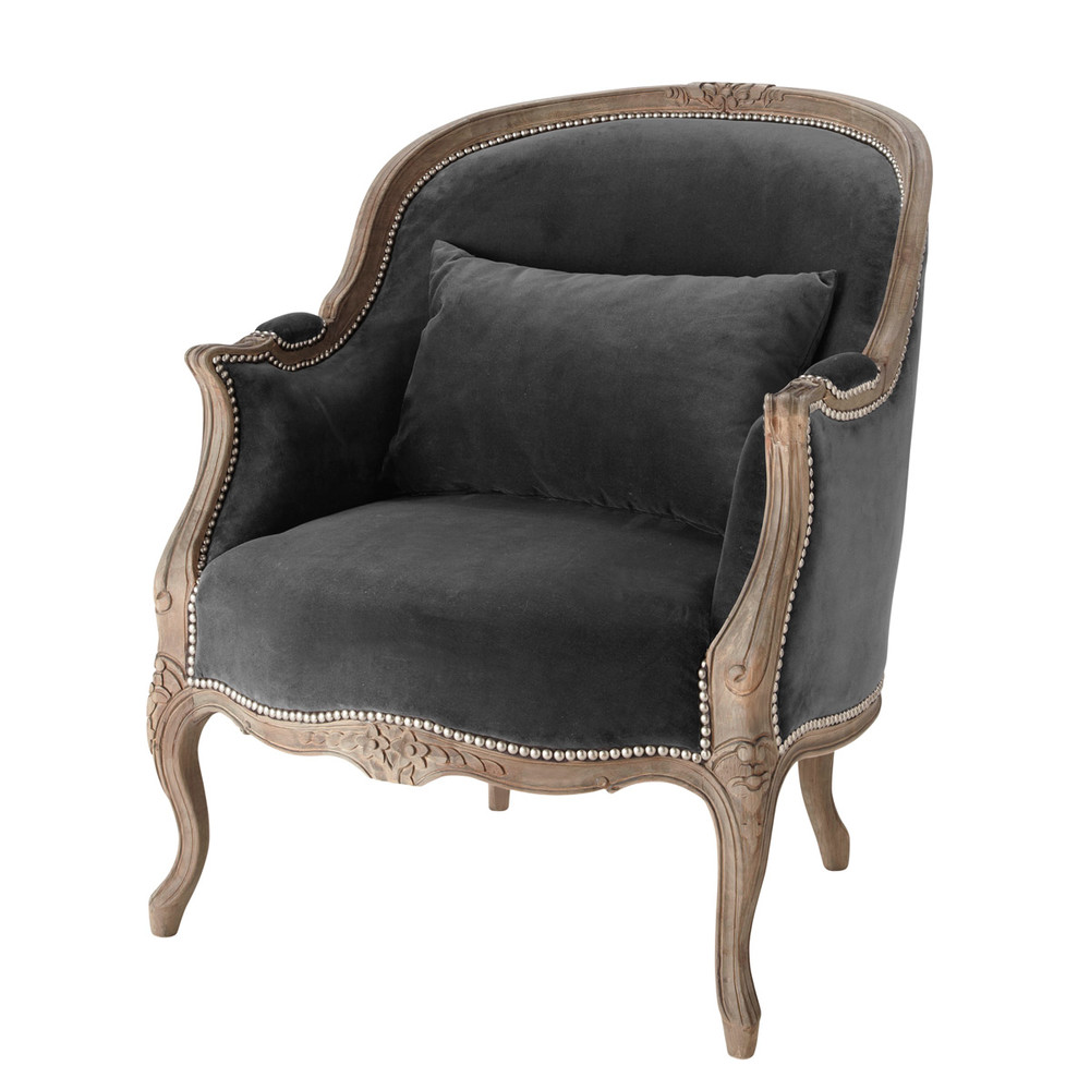 fauteuil velours anthracite fauteuil en velours anthracite montpensier maisons du monde fauteuil velours anthracite fauteuil en velours anthracite montpensier maisons du monde