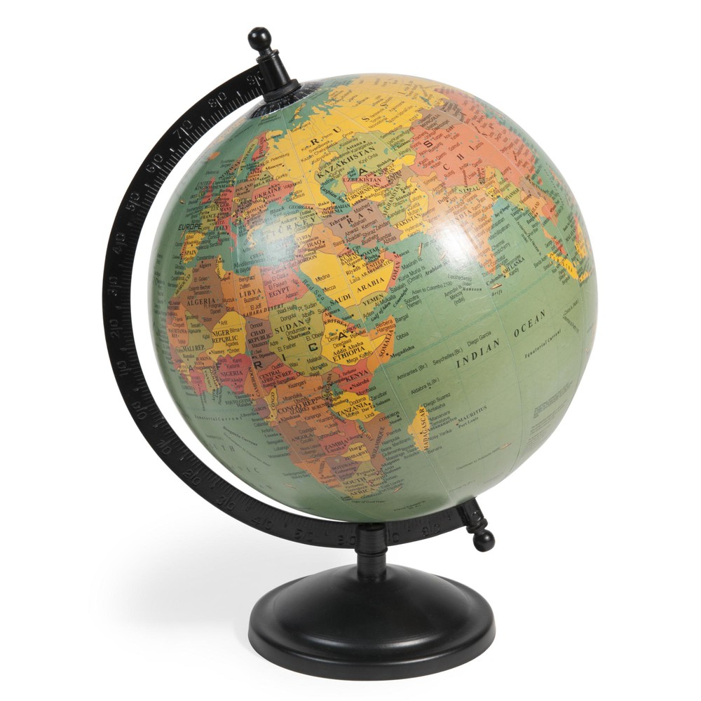 globe terrestre bleu h 29 cm vintage 1000 15 14 129164_9