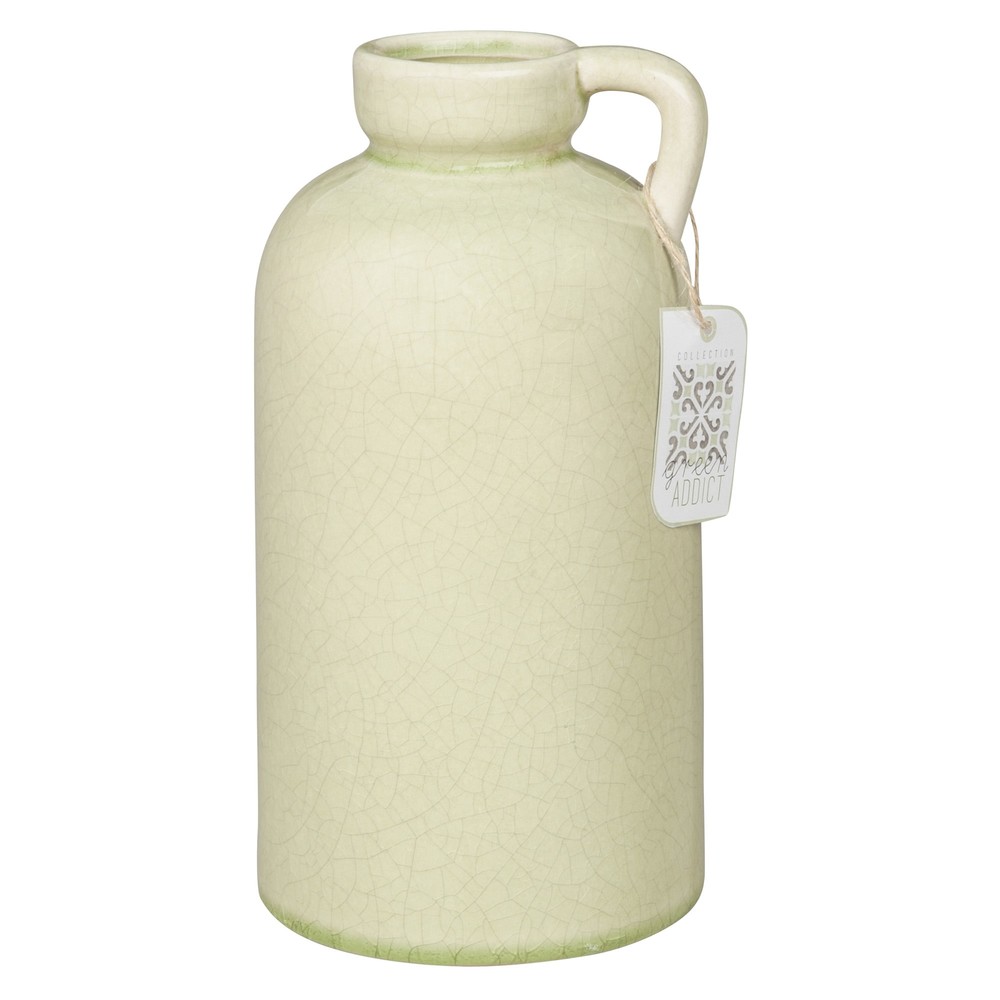 Green Ceramic Jar Vase H 26 cm Maisons du Monde