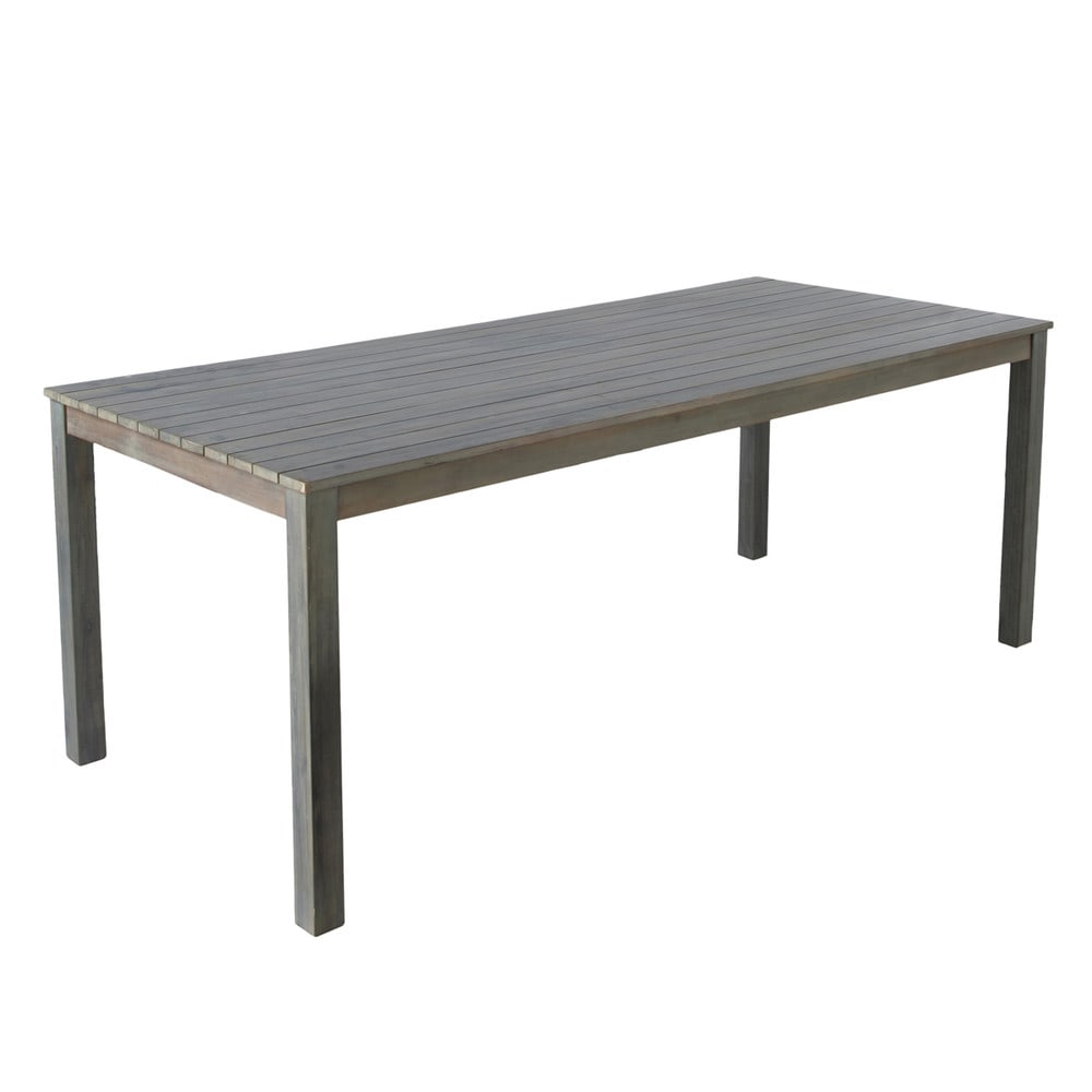 Maison Du Monde Saint Malo #1: Greyed Acacia Garden Table W 200cm Maison Du Monde Saint Malo #1: Greyed Acacia Garden Table W 200cm