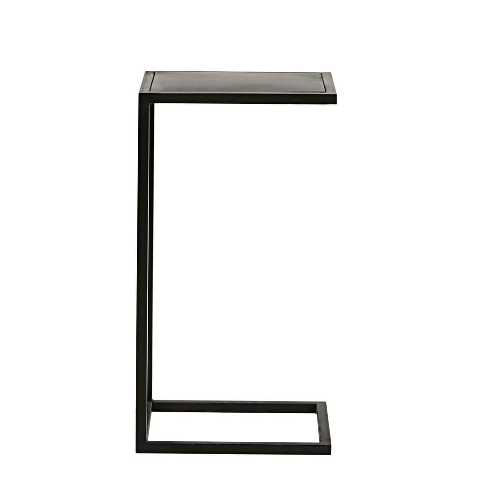 Industrial black metal side table Edison Maisons du Monde