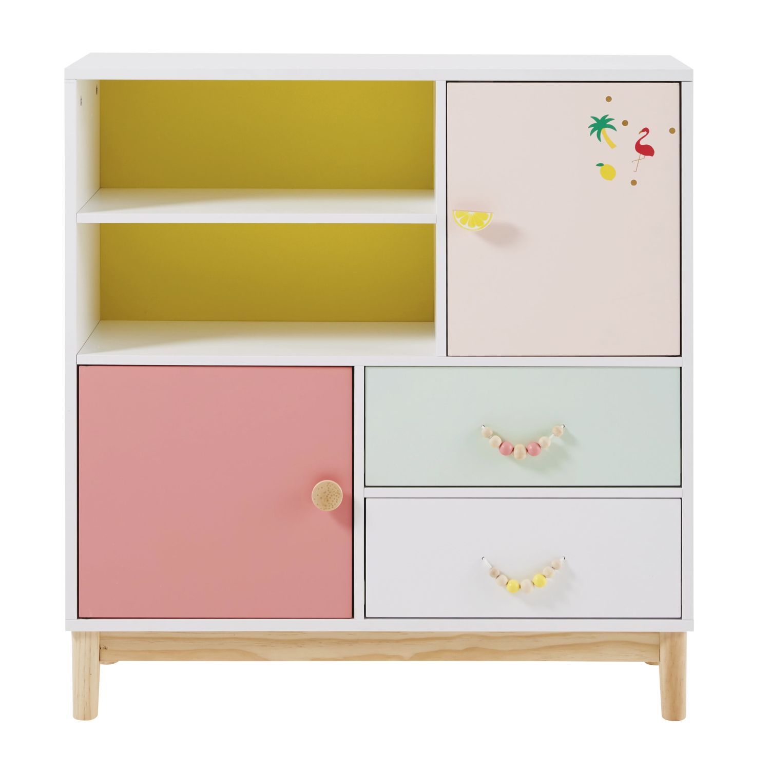 Kinderkommode Mit 2 Türen Und Schubladen Tropicool Maisons Du Monde