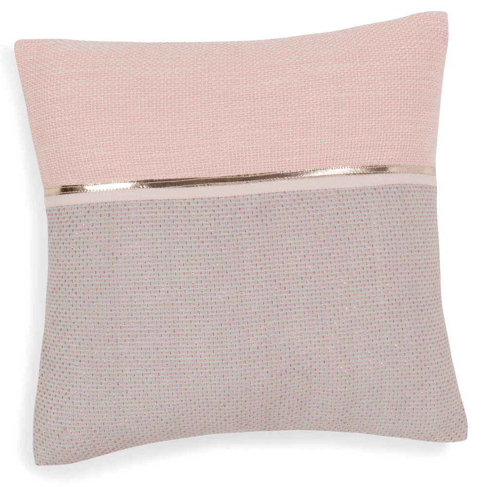 Kissen Grau Rosa kissenbezug aus baumwolle rosa grau 40 x 40 cm alanna Kissen Grau Rosa kissenbezug aus baumwolle rosa grau 40 x 40 cm alanna