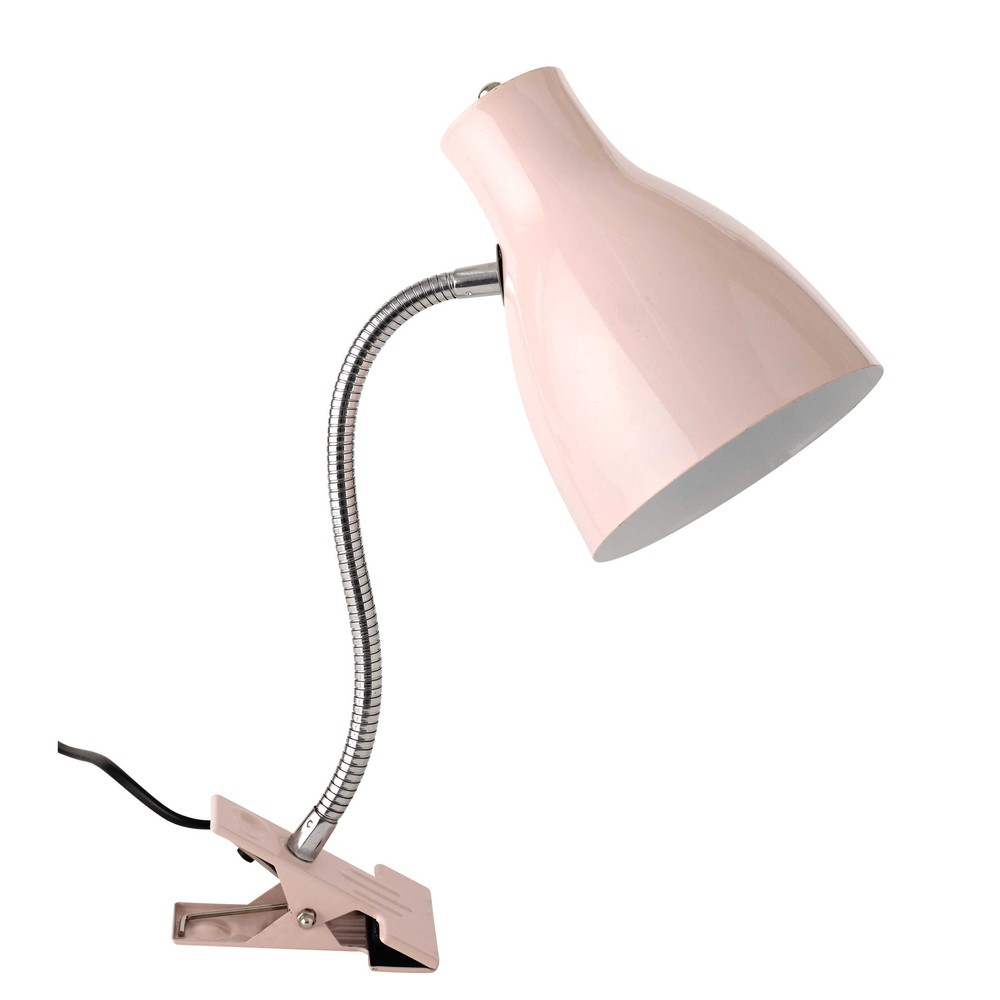 Klemmlampe aus Metall rosa H 35 cm CLIPA | Maisons du Monde