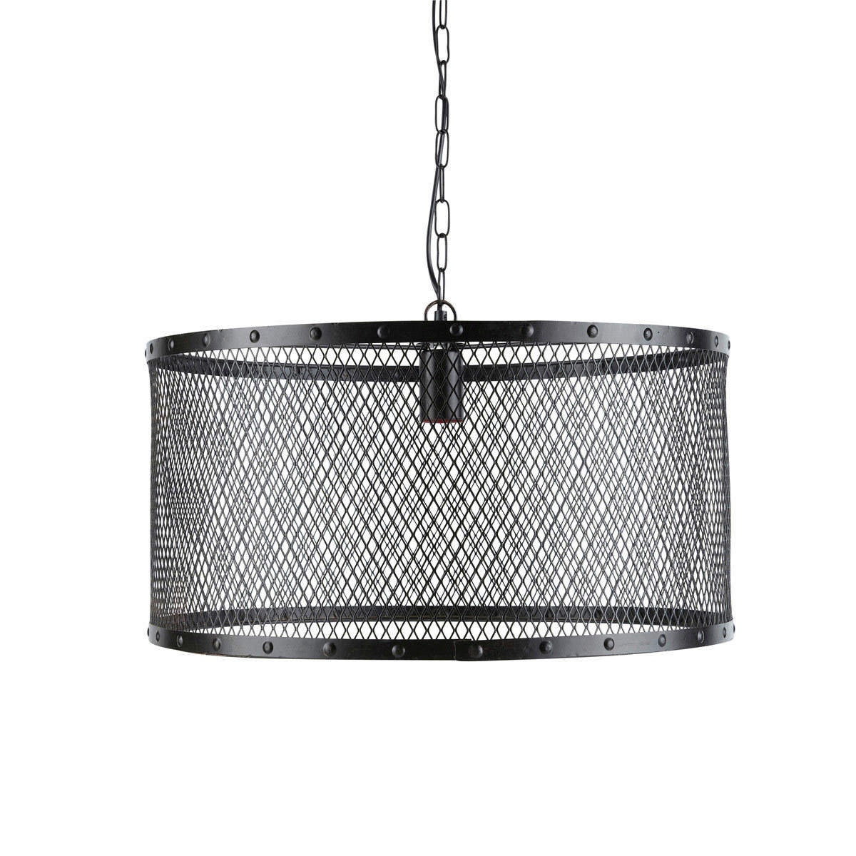 Metal Wire Industrial Pendant Lamp In Black D 55cm Louis Maisons Metal Wire Industrial Pendant Lamp In Black D 55cm Louis Maisons Du Monde