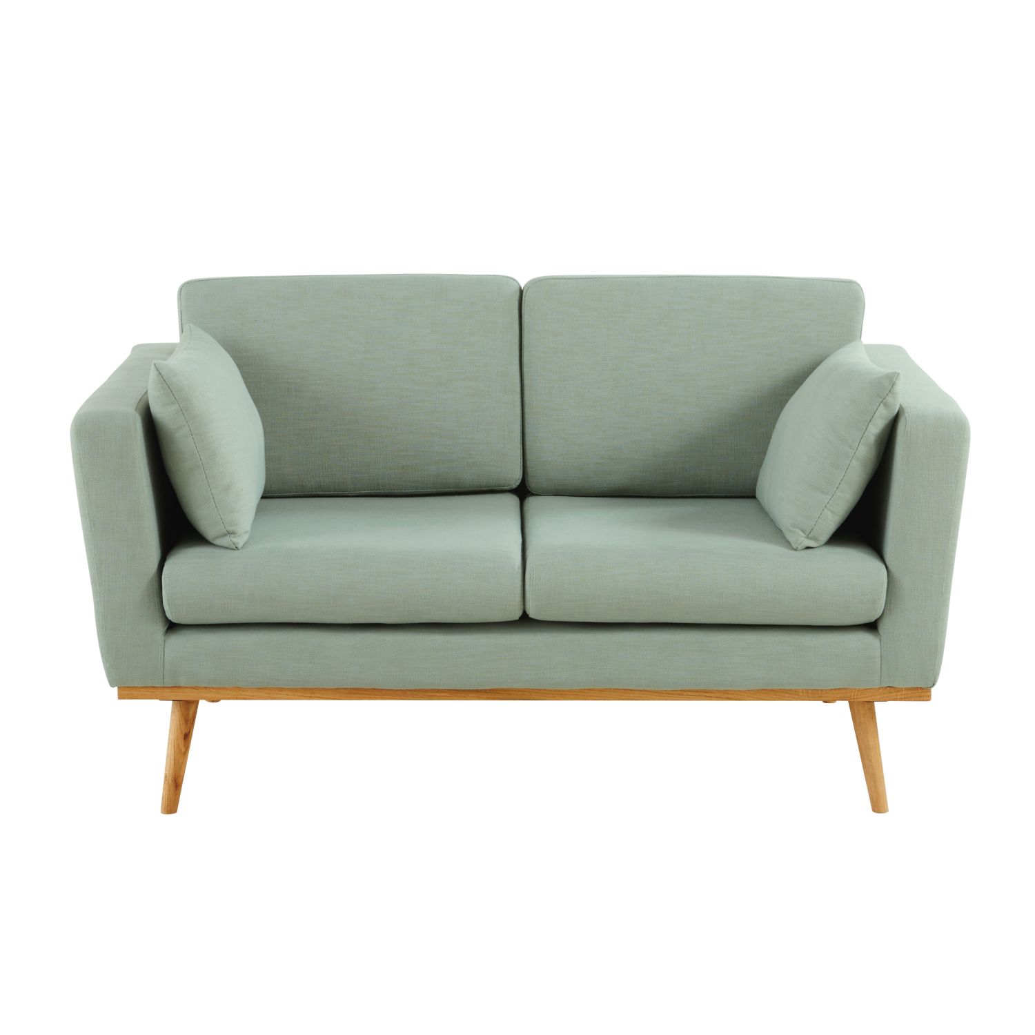 Lovat Grey Green Vintage 2 Seater Sofa Timeo Maisons Du Monde