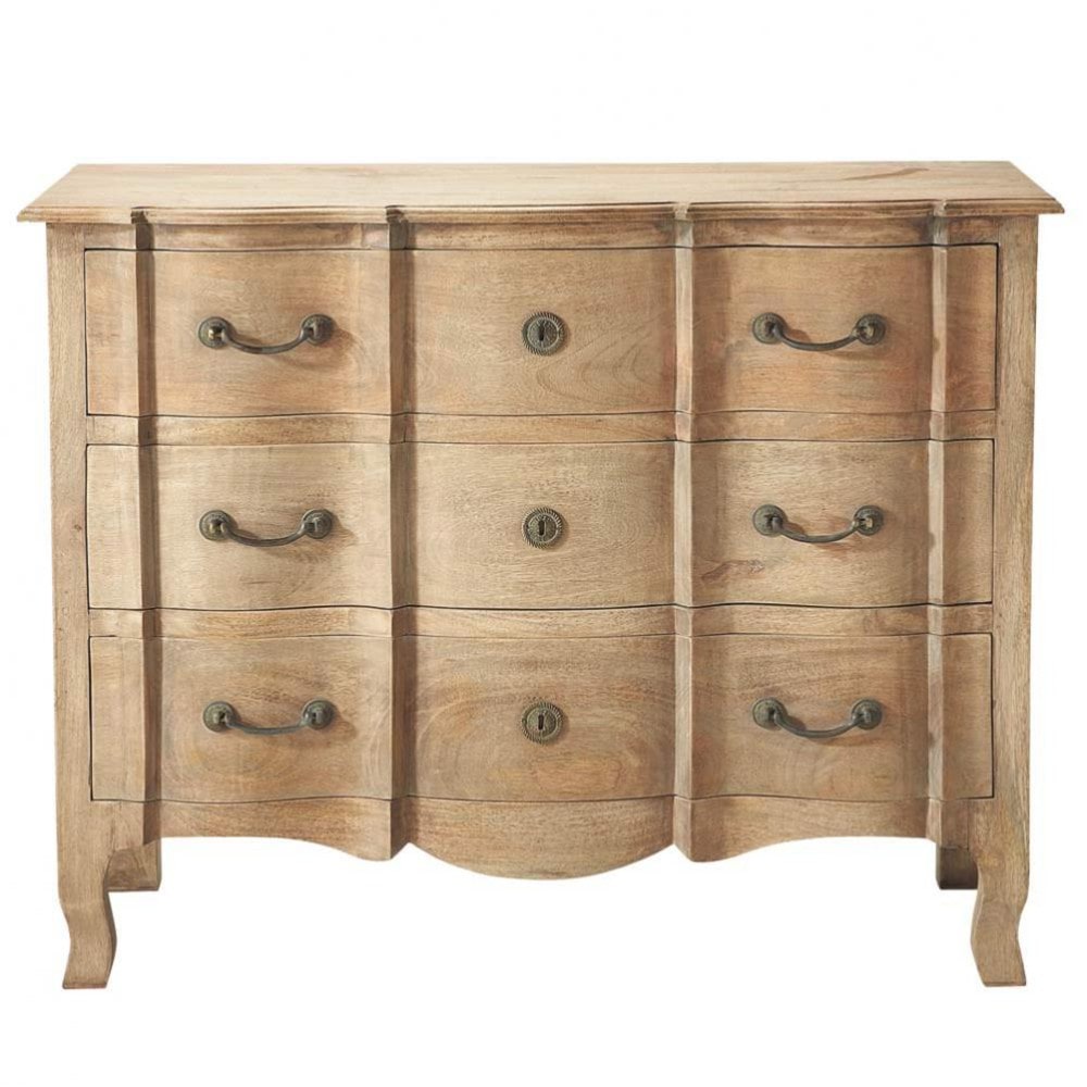 Mango wood chest of drawers W 110cm Colette Maisons du Monde