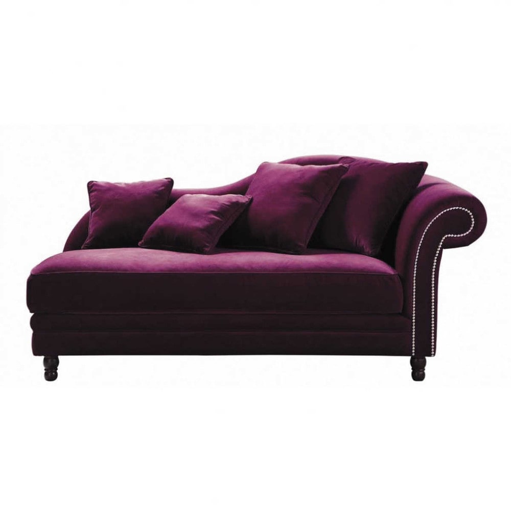 meridienne en velours aubergine scala 1000 16 13 50180446_1