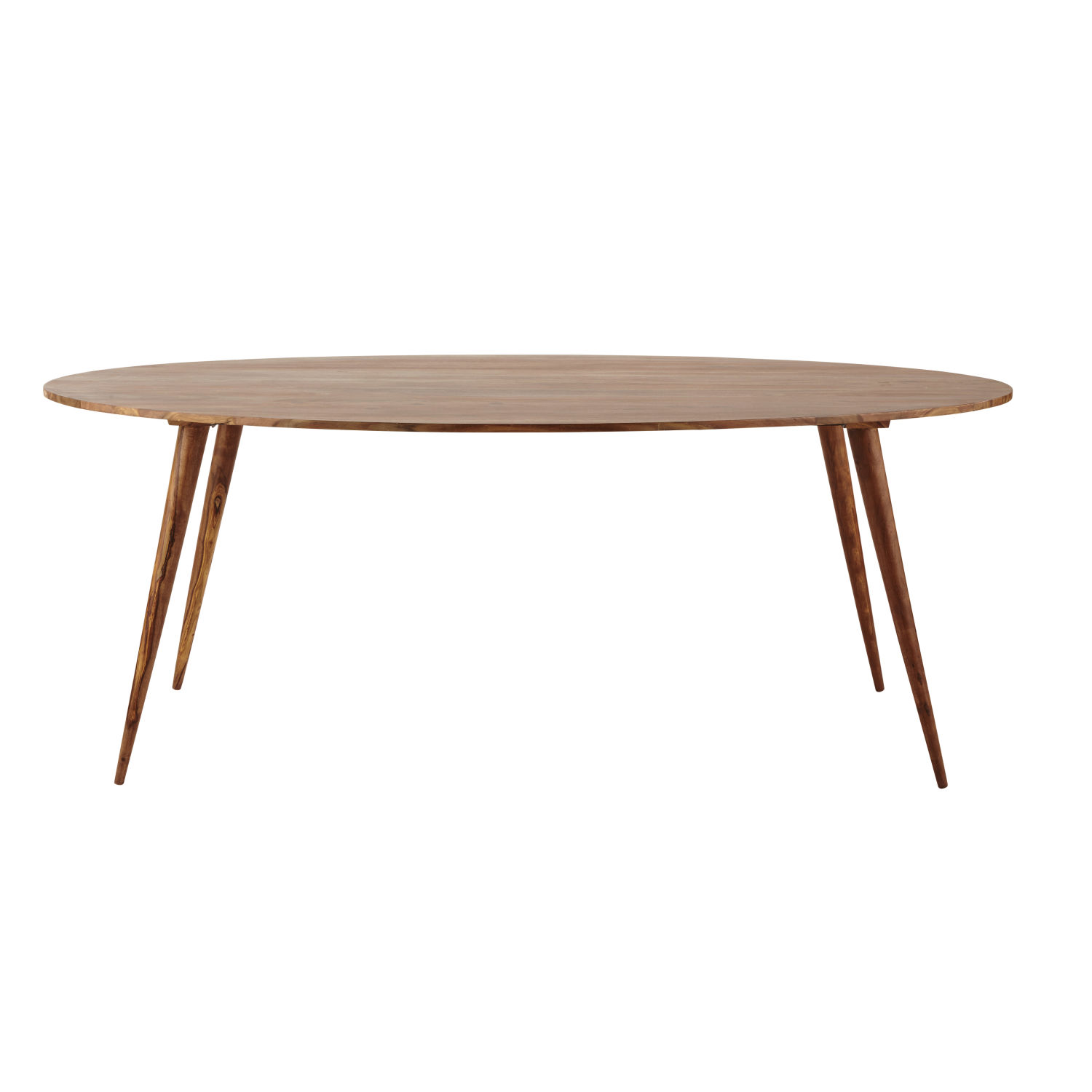 Mesa de comedor ovalada de madera maciza de sisu L. 200 Andersen ... Mesa de comedor ovalada de madera maciza de sisu L. 200 Andersen ...
