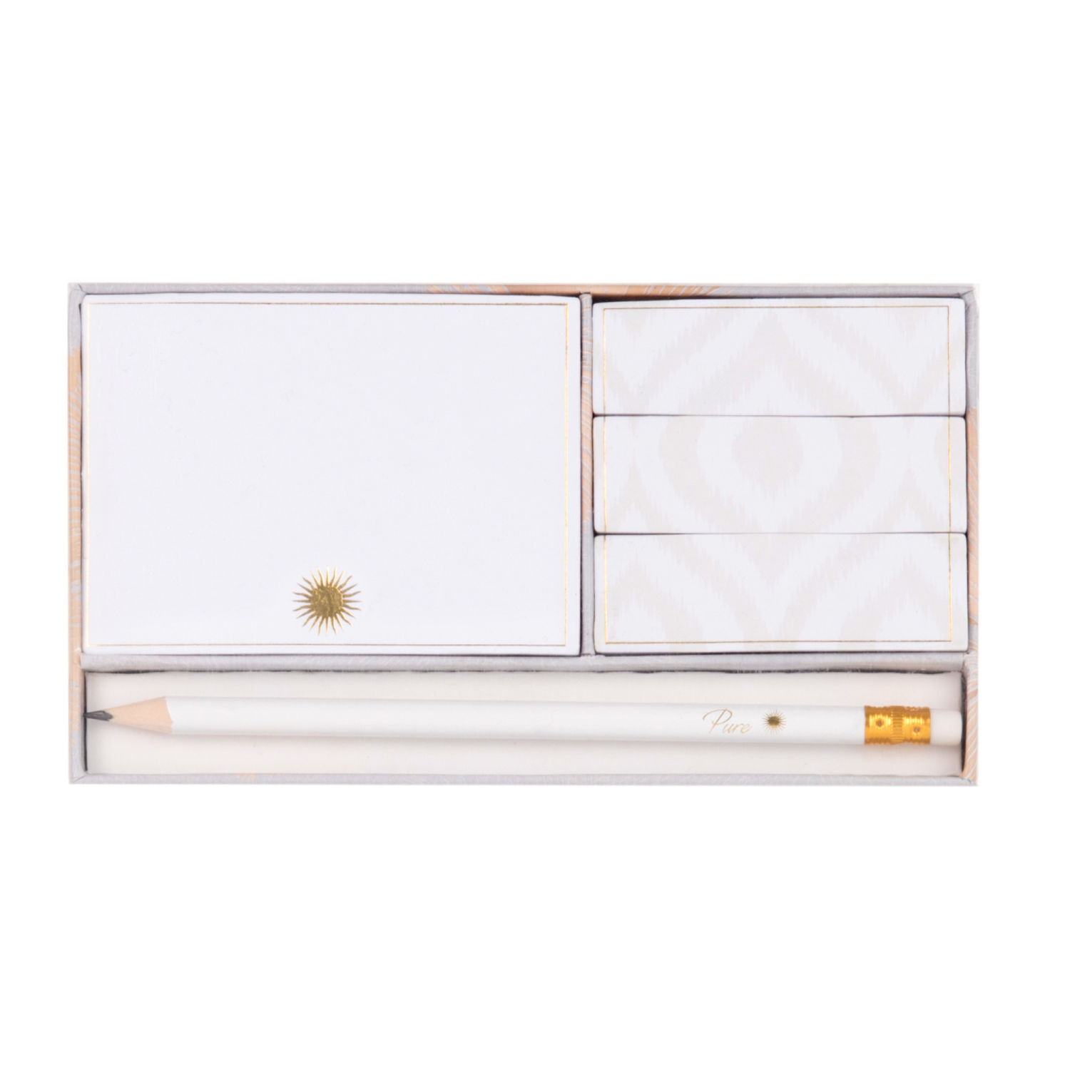 note pad and pencil set maisons du monde