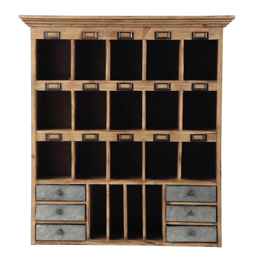 porte courrier en bois h 85 cm theophile 1000 10 2 146618_0